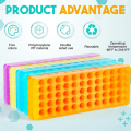 10Pcs Microcentrifuge Tube Rack Polypropylene Test Tube Holder Double.