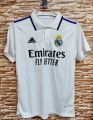 Real Madrid Home Kit Season 2022-2023 Fan Version Short Sleeves Football Jersey - Jersey - real madrid jersey. 