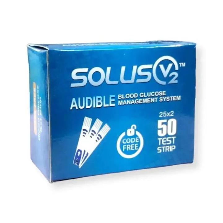 Solus%20V2%20Blood%20Glucose%20Test%20Strips%20%E2%80%93%2050%20Pcs%20(25%20x%202)%20Value%20Pack%20-%20Image%202