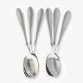 6-Piece Stainless Steel Tea Spoon Set - Elegant Cutlery Set (Half Set).