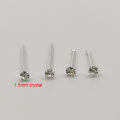925 sterling silver 1.5mm Nose Stud Tiny nose pin piercing nariz jewelry 20pcs/pack.