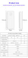 Aubess Tuya Smart Zigbee Temperature Humidity Sensor Controller Meter Indoor Hygrometer Thermometer Work With Alexa Google Smart Life with nice material.