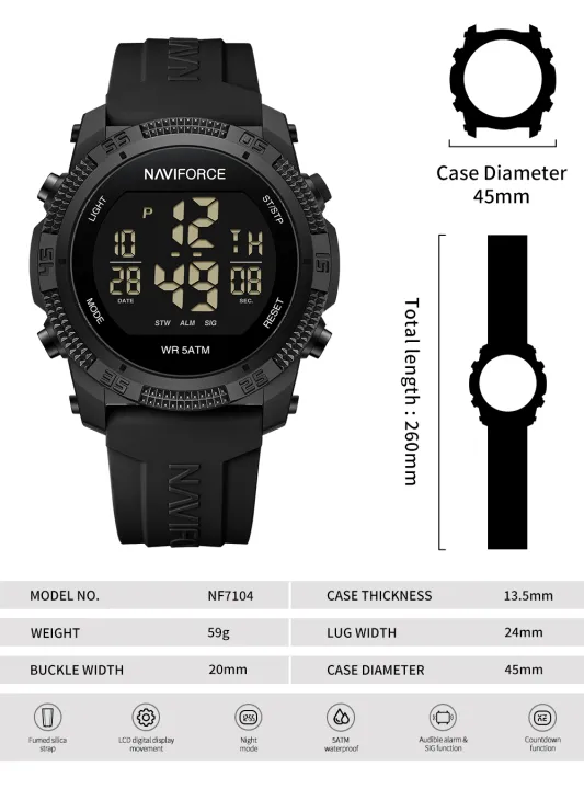 NAVIFORCE%20NF7104%20Electronic%20Multi-function%20Trendy%20Waterproof%20Luminous%20Silicone%20Strap%20Birthday%20Gift%20Watch%20-%20Image%204