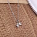 Bow Clavicle Chain Necklace Fashion Alloy Pendant Necklace For Women INS Jewelry Accessories. 