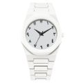 Aura watch 2025 New Arabic Aura Men Watch White Modern Design. 