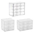 Mini Drawer Organizer Small Organizer with Clear Drawers Large Capacity Bead. 