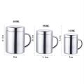 Double Wall Stainless Steel Coffee Mug with lid Portable Cup Travel Tumbler Coffee Jug Milk Tea Cups Double Office Water Mugs. 