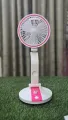 Rechargeable Folding Table Fan With Led Lights - Stay Cool And Well-Lit With A Rechargeable Folding Table Fan Equipped With Led Lights.