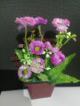 Artificial Flower Balcony Potted Plant Flowers Bouquet Wedding Home Garden Decor. 