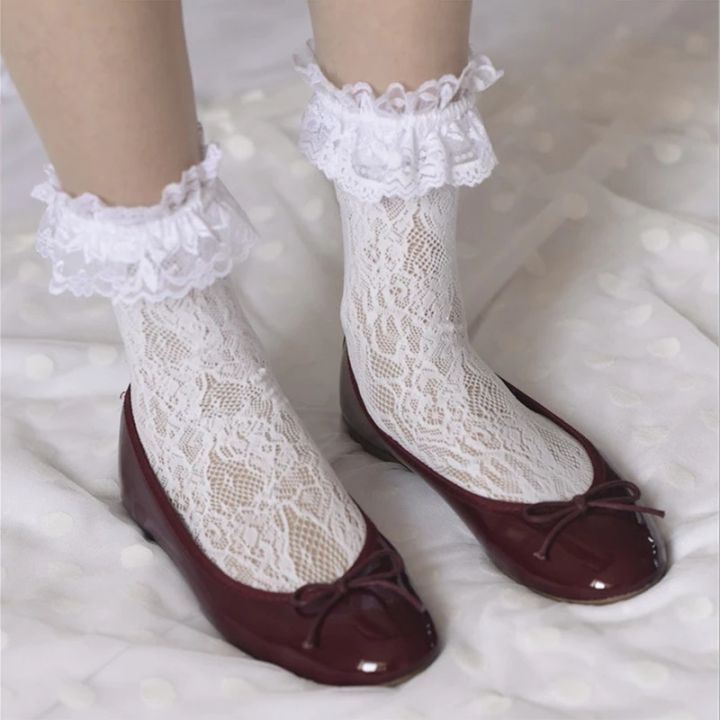 Women%20Lolita%20Lace%20Flower%20Comfortable%20Breathable%20Nylon%20Invisible%20Ankle%20socks-Girls%20Ultra-thin%20Non-slip%20Daily%20Casual%20Boat%20Socks%20-%20Image%205