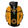 Cross border naruto popular anime same sweatshirt 3D print casual hooded sweatshirt COS. 