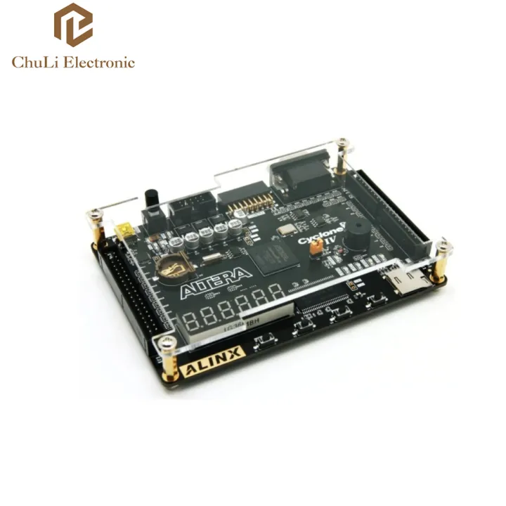 Alinx%20AX301%20ALTERA%20FPGA%20Black%20Gold%20Development%20Board%20CYCLONE%20IV%20EP4CE6%20with%20video%20tutorial%20-%20Image%203