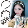 Portable Non-slip Retractable Foldable Hairband New Hair Accessories Headband Hairpin Headband Unisex Yao Store. 