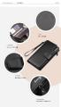 Baellerry Men Wallets Long Card Holder Male Purse Quality Zipper Money Bag.