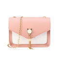 Bags for Women Luxury Designer Cover Tassel Chain Shoulder Small Square Bag Messenger Crossbody Bag Pearl Cat. 