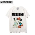 2020 New ins fashion Moschino short-sleeved T-shirt men and women couple pure cotton loose-fitting p. 