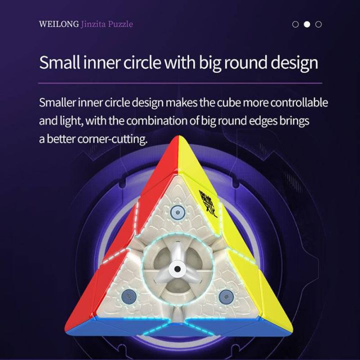 MoYu%20Weilong%20Pyramid%20Maglev%203x3%20Cubing%20Speed%20Magic%20Puzzle%20Strickerless%20weilong%20Magnetic%20Pyraminx%20Cube%20Intelligence%20Toys%20-%20Image%205
