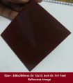 BROWN 2mm Acrylic Sheet 2mm Brown Plastic Sheet 2mm Thick Acrylic Sheet Cutting Size 300x300mm Or 12×12 Inch Or 1×1 Feet 2mm Brown Acrylic Plexiglass 12 Inch Acrylic Sheet Brown Perspex Acrylic Sheet. 