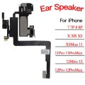 Ear Speaker Earpiece Flex Cable For iPhone 7 7P 8 Plus X XR XS MAX 11 12 Mini Pro Max Replacement Parts. 