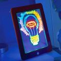 3D LED Drawing Pad Children Clipboard Set Creative Art Magic Board With Pen LED Writing Board Kids Gift.