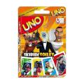 Mattel Games UNO NO MERCY Card Game for Family Night Featuring Tv Show Themed Graphics and a Special Rule for 2-10 Players. 
