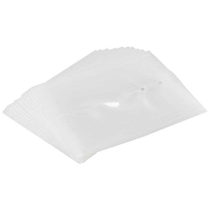 12 Pack Clear Plastic Envelopes Poly Envelopes Expandable Files ...