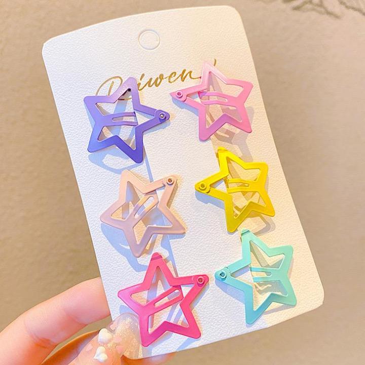 Baby%203%20And%206%20Pcs%20Hair%20Clip%20Star%20Design%20-%20Image%202