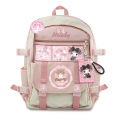Sanrio Kuromi Travel Backpack my melody Girls Boys Nylon School Bag Fashion Cartoon Handbag Backpack.