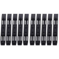 5 Pairs Hard Drive Rails Chassis Cage Accessories Drive Bay Slider Plastic Rails for 3.5 to 5.25 Hard Drive Tray Caddy.