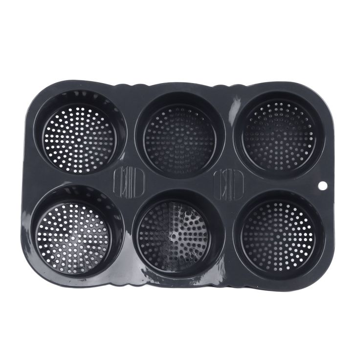 Baking%20Mould%206%20Cavity%20Easy%20To%20Clean%20Reliable%20Silicone%20Hamburger%20Bun%20Mould%20Foldable%20Multipurpose%20for%20Microwaves%20for%20Restaurant%20-%20Image%205