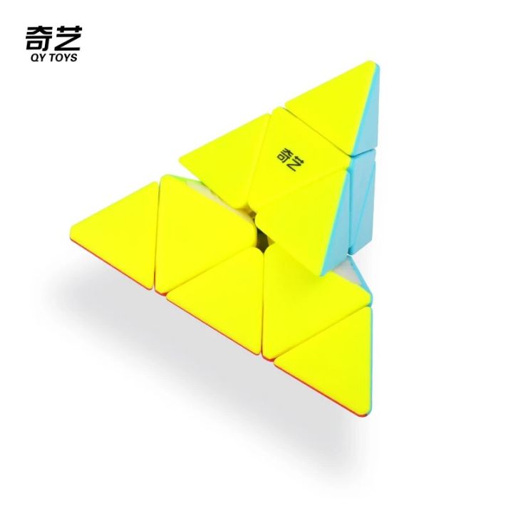 QiYi Pyramid 3x3 Magic Cube Professional Cubos magicos Kid Toys High Speed Cube Puzzle Toy