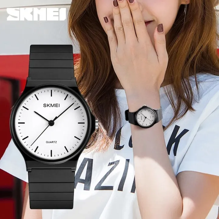 SKMEI%201419%20Luxury%20Women%20Quartz%20Watches%20Fashion%20Silicone%20Waterproof%20Simple%20Sport%20Women%20Wristwatches%20Girls%20Clock%201578%20Montre%20Femme%20-%20Image%203