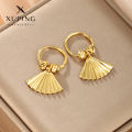 Xuping jewelry, Japanese and Korean fashion, fairy tassels, stars, butterflies, love earrings, women's gold, niche design sense earrings. 