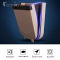 Folding Trash Can,Silicone Waste Cans for Kitchen Folding Waste Bin Foldable Hanging Trash Can Collapsible Small Hanging Garbage Can for Home Room Cabinet Door Drawer. 