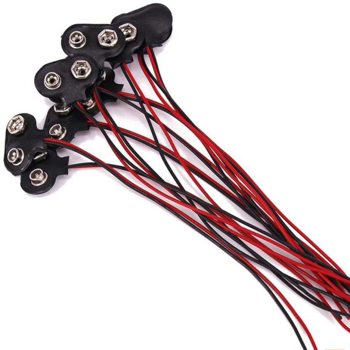 3Pcs-%209V%20Battery%20Connector%20DC%209V%20Battery%20Clip%20Connector%20Leads%20Socket%206F22%20Battery%20Connector%20Holder%20With%20Cables%209V%20Connector%20For%206F22%20Battery%209V%20Power%20Supply%20-%20Image%204
