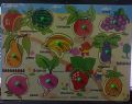 Wooden Education Puzzle for Kids - Multicolor.