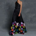 Banquet Dress Contrast Color Gorgeous Women Dress. 