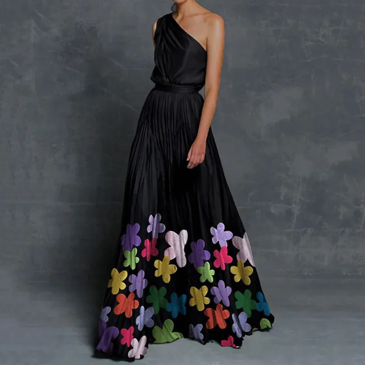 Banquet%20Dress%20Contrast%20Color%20Gorgeous%20Women%20Dress%20-%20Image%208