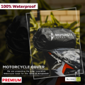 Motorcycle Premium Segment Full Waterproof Bike Dust Cover Black (Brand Motocyte). 