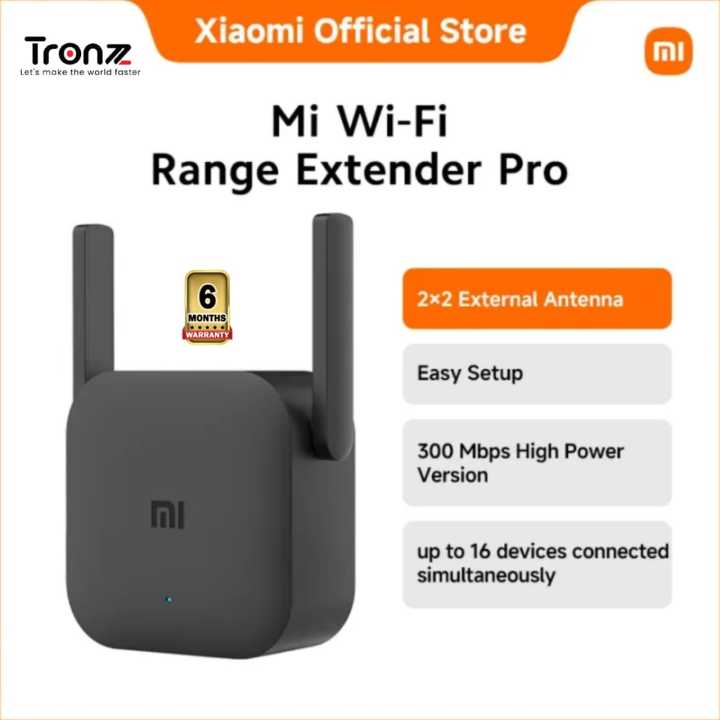 Xiaomi Mi Wi-Fi Range Extender Pro | Wifi external antenna | 2.4G 300Mbps | Signal Boosted | 6-Months Official Warranty by TRONZZ