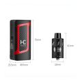 Harchn HC 80W Vape Full Box 2000mah 80W Electronic Vape E Pen Cigarettes Mini Tank Starter Full Kit US. Gaft Flaveor 1. 