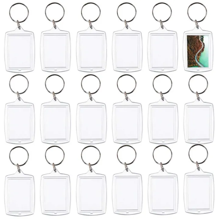 100Pcs%20Photo%20Keychain%20Rectangle%20Transparent%20Blank%20Acrylic%20Insert%20Photo%20Picture%20Frame%20Keyring%20Key%20Holder%20DIY%20Split%20Ring%20-%20Image%202