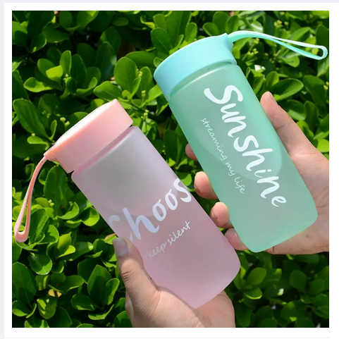 600ml Portable Water Cup Couple Mug Large Capacity Sports Water Bottle Outdoor Cold Drinking Bottle Outdoor Sport Water Bottle Large Capacity Lightweight And Portable Water Cup