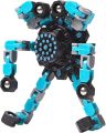 Transformable Chain Robot Toy DIY Deformation Robot Deformed Mechanical Spiral Twister Decompression Fingertip Toy. 