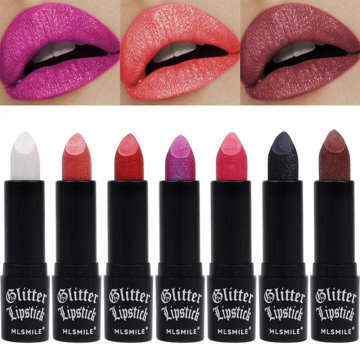 Glitter%20Lipstick%20Waterproof%20Long%20Lasting%20Moisturizing%20Matte%20Non-stick%20Cup%20Pearlescent%20Lip%20Tint%20Red%20Lips%20Makeup%20-%20Image%205