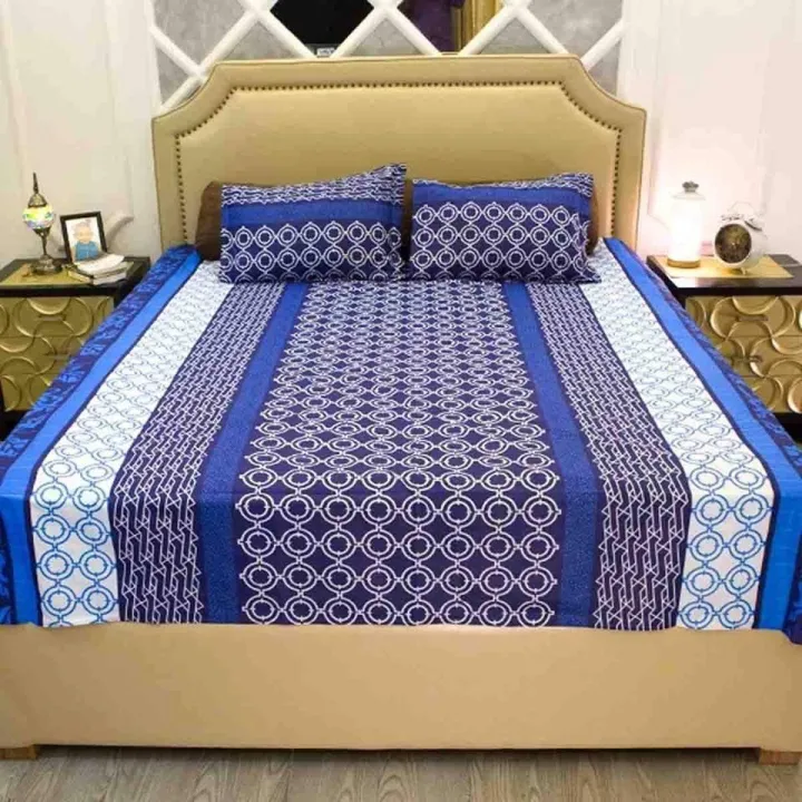 Discover%20Ultimate%20Comfort:%20Reimagine%20Comfort%20with%20Cotton%20Print%207.5/8.5%20Feet%20Double%20King%20Size%20Bedsheet%20Set%20and%20Two%20Pillow%20Covers%20-%20Bed%20Sheet%20-%20Image%202