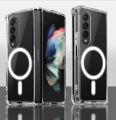 High Quality Case for Samsung Galaxy Z Fold 3 4 5 Clear Magsafe Case for Galaxy Z Flip 3 4 Transparent Shockproof Cover.