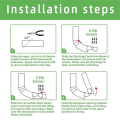 2PCS Gutter Extension Hinge Also Includes Screws Easy DIY Installation on Any Size Rectangle or Square Downspout Durable Easy Install Easy to Use. 