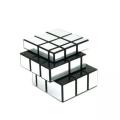 Mirror Block Rubik's Cube Puzzel - White & Black. 
