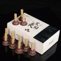 60pcs Moxa Self-stick Moxibustion Heating Acupunture Therapy Meridian Massage Warm Body Massager Wild Mugwort Argy Wormwood.